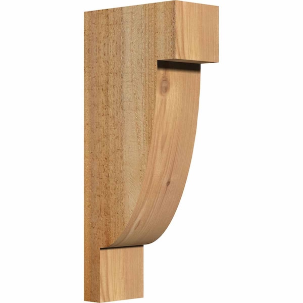 Ekena Millwork Alpine Rough Sawn Corbel, Western Red Cedar, 6"W x 12"D x 28"H COR06X12X28ALP00RWR - main